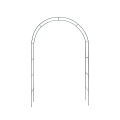 Arco da giardino in ferro 140x240 cm Eden Kampagne