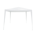 Gazebo 3x3 idrorepellente montaggio rapido con kit bianco Tropico Udvalg
