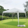 Gazebo estensibile verde 3x3 in alluminio richiudibile Rapido På Tilbud