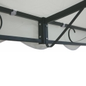 Gazebo a veranda idrorepellente 3x2,5m in ferro ecrù Sarnok Rabatter