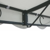 Gazebo a veranda idrorepellente 3x2,5m in ferro ecrù Sarnok Rabatter