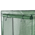Balkon plante drivhus 100x50x150 cm med beskyttelsesdække Erona Udsalg