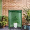 Balkon plante drivhus 100x50x150 cm med beskyttelsesdække Erona På Tilbud