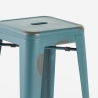 Steel Stale barsol i vintage industrielt design lavet af lakeret stål Egenskaber
