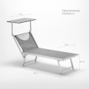Santorini Limited Edition solseng solvogn liggestol justerbar solskræm 