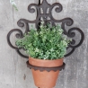 Klassisk vægmonteret planteholder til potter, diameter 13 cm Rabatter