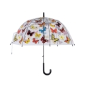 Transparent paraply med farverige sommerfugleprint Kampagne
