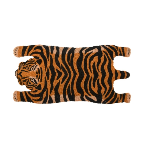 Tigerformet kokosfiberdørmåtte Kampagne