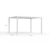 Bioklimatisk pergola 3x4m i aluminium til have og terrasse Trinidad 