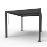 Bioklimatisk pergola 3x4m i aluminium til have og terrasse Trinidad Mål