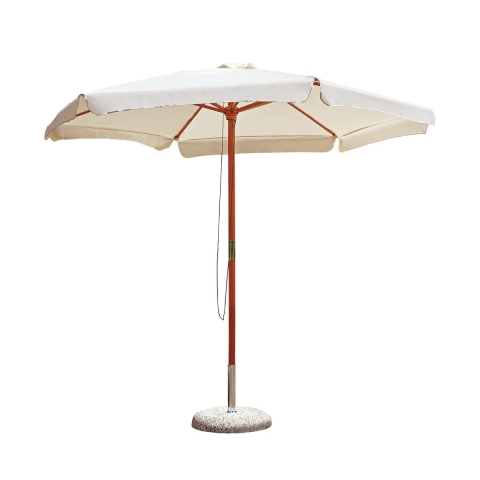 Haveparasol 285 cm med træstang Gharab Kampagne