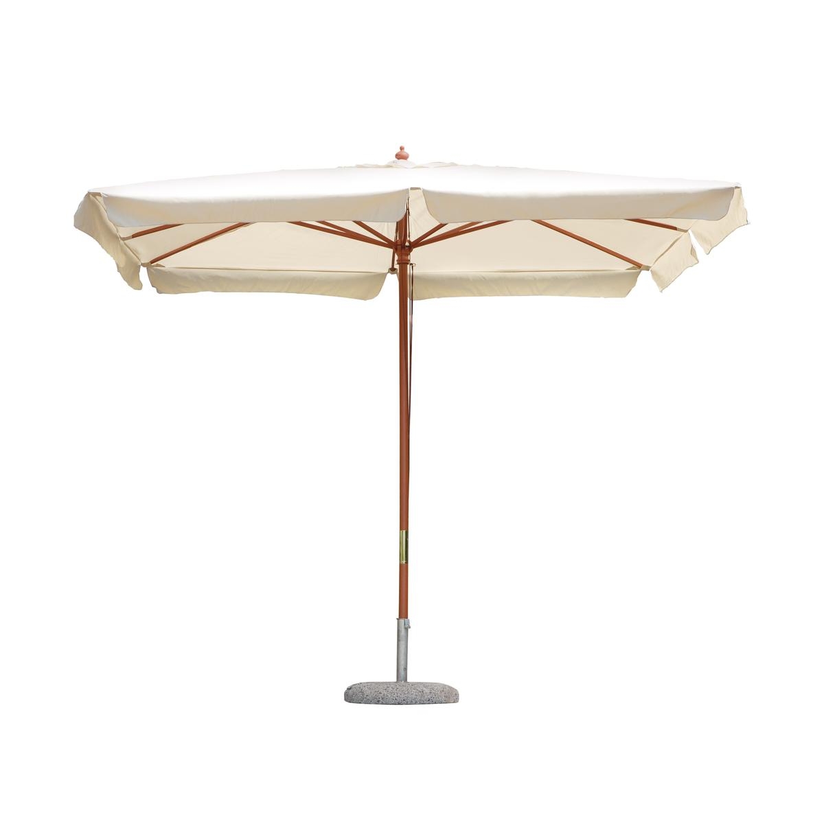 Firkantet haveparasol 3x3 i træ til udendørs brug Mirado Kampagne Firkantet haveparasol 3x3 i træ til udendørs brug Mirado Kampagne