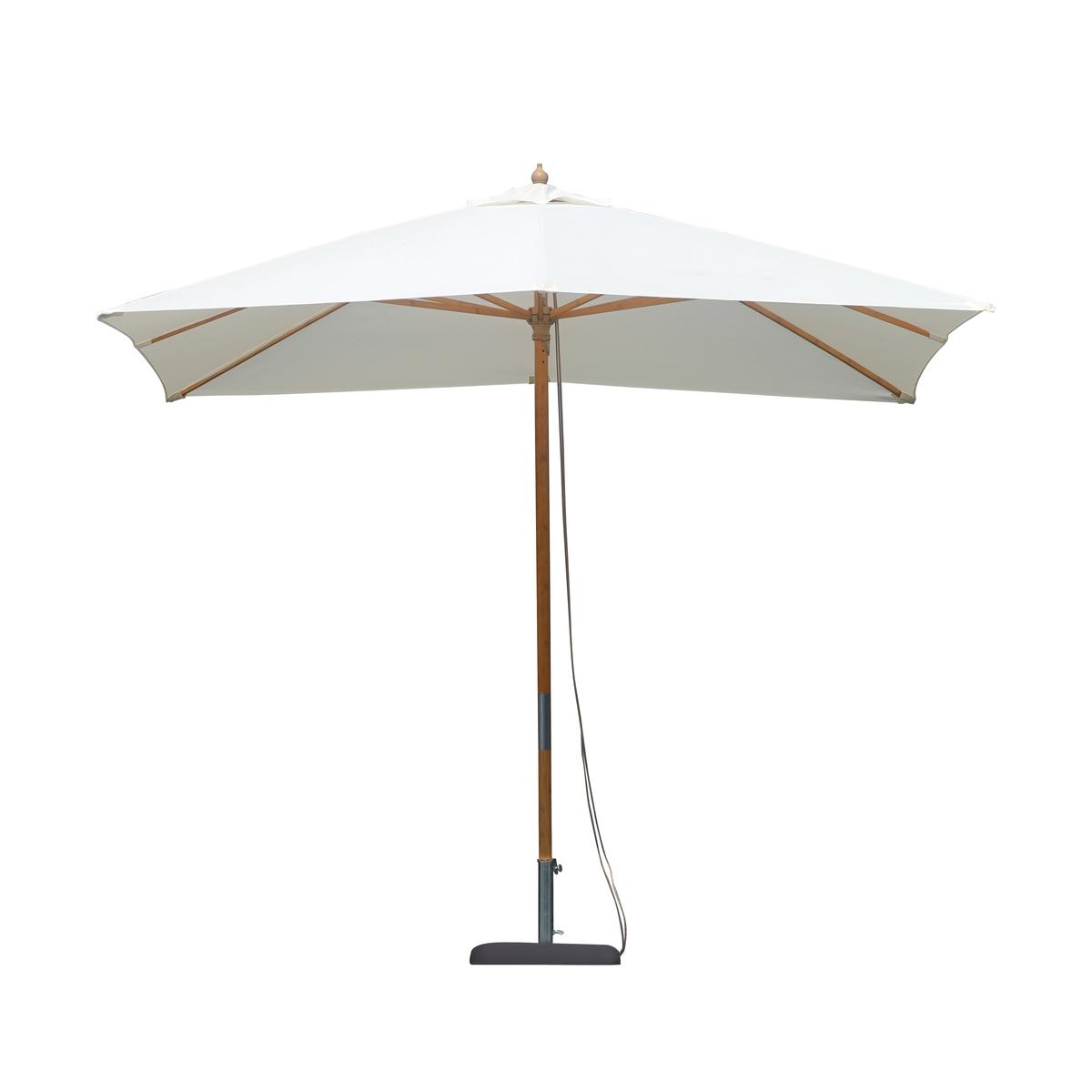 Arunya bambus parasol til haven, centralt træstativ, 3x2m Kampagne Arunya bambus parasol til haven, centralt træstativ, 3x2m Kampagne