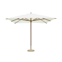 Manora haveparasol 3x4m i træ og polyester Kampagne