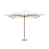 Manora haveparasol 3x4m i træ og polyester Kampagne
