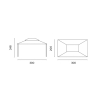 Jernhavepavillon 3x2 Illinois Rabatter
