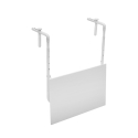 Hvidt udendørs foldbart bord til altaner 60x52cm Ringhiera Tilbud