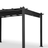 Pergola med skygge i aluminium 3x4m havepavillon Barbados Mængderabat