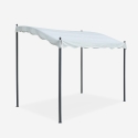 Pergola UV 3x2 m markise med stålramme havepavillon til have terrasse Udvalg