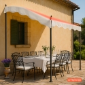 Pergola UV 3x2 m markise med stålramme havepavillon til have terrasse Udsalg