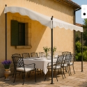 Pergola UV 3x2 m markise med stålramme havepavillon til have terrasse Kampagne