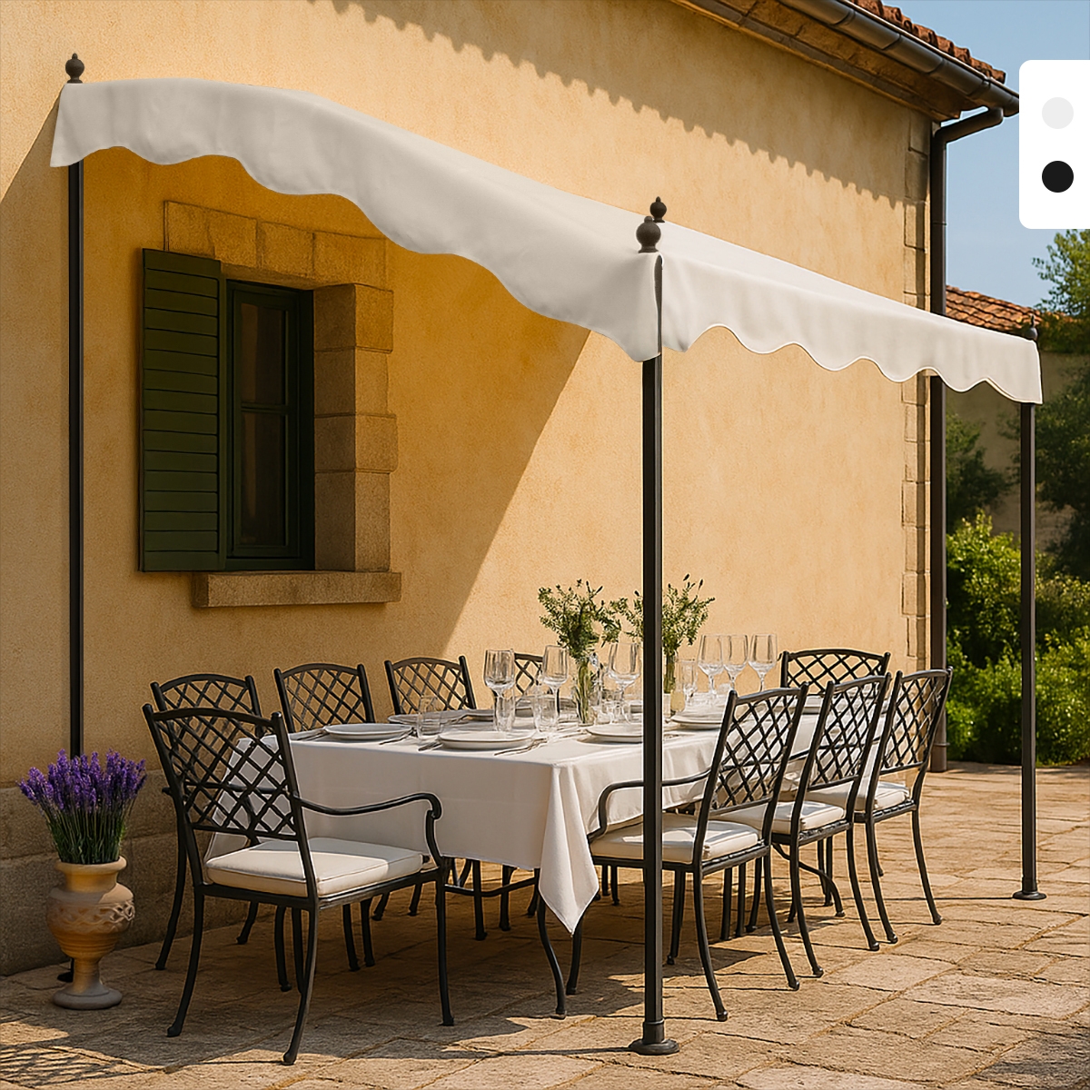 Pergola UV 3x2 m markise med stålramme havepavillon til have terrasse Kampagne Pergola UV 3x2 m markise med stålramme havepavillon til have terrasse Kampagne