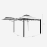 Antigua uv havepavillon 3,3x3,3 meter til have bar hotel restaurant 