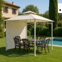 Antigua uv havepavillon 3,3x3,3 meter til have bar hotel restaurant Tilbud