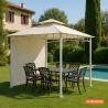 Antigua uv havepavillon 3,3x3,3 meter til have bar hotel restaurant Mængderabat