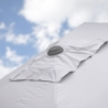 Eden 3x2m rektangulær have parasol af aluminium og vejrbestandig dug 