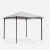 Style UV have pavillon 3x3 meter til have terrasse bar hotel restaurant Køb