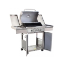 Gasgrill 4 brændere i rustfrit stål Texas Tilbud