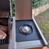 Gasgrill 4 brændere i rustfrit stål Texas Valgfri
