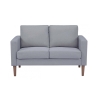 Moderne 2-personers sofa i bomuld 137x73x82 cm Ramsey Model