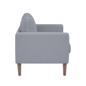 Moderne 2-personers sofa i bomuld 137x73x82 cm Ramsey Egenskaber