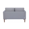 Moderne 2-personers sofa i bomuld 137x73x82 cm Ramsey Mål