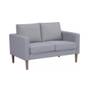 Moderne 2-personers sofa i bomuld 137x73x82 cm Ramsey Pris