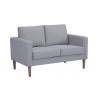 Moderne 2-personers sofa i bomuld 137x73x82 cm Ramsey Pris