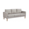 Moderne 3-personers sofa med ben i trælook Ramsey Mål