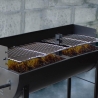 Kulgrill med hjul og 2 justerbare riste Wisconsin På Tilbud