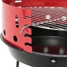 Transportabel rund kulgrill Ø36cm Camping Rabatter
