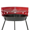 Transportabel rund kulgrill Ø36cm Camping Udsalg