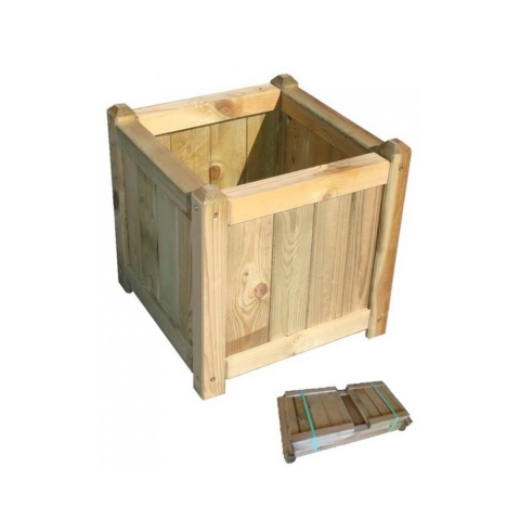 Edelia blomsterkasse 40x40 cm i behandlet fyrretræ Kampagne