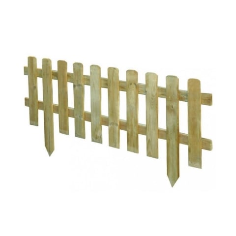 Impægneret fyrretræ hegn 110x28/45cm Kampagne