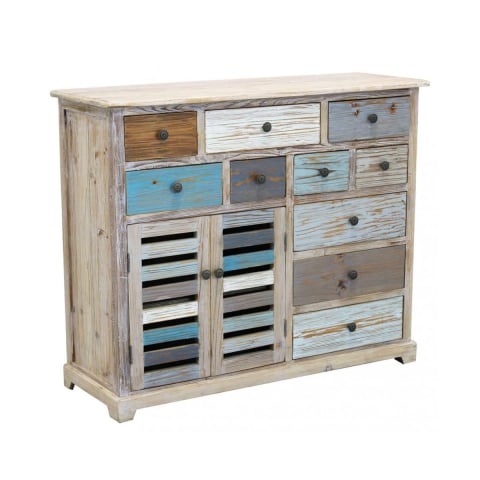 Shabby chic trækommode i flere farver Greg Kampagne