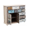 Shabby chic trækommode i flere farver Greg På Tilbud