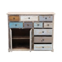 Shabby chic trækommode i flere farver Greg Udsalg