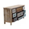 Shabby chic trækommode med skuffer Denny Tilbud