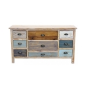 Shabby chic trækommode med skuffer Denny Valgfri