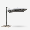 Paradise 2,5m kvadratisk hænge parasol til have terrasse altan med tilt Køb